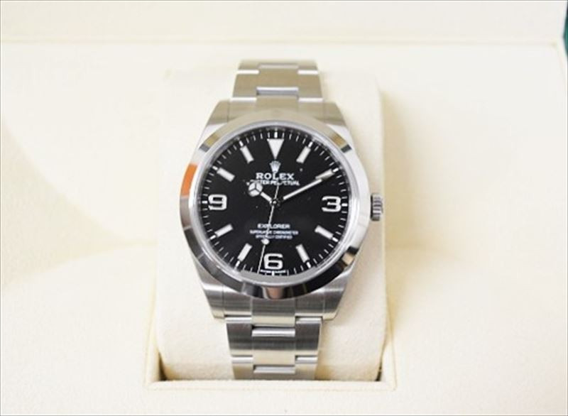 【大阪・難波・梅田　神戸・三宮ブランドラボ】ロレックス　エクスプローラー　214270　ブランド時計高価買取