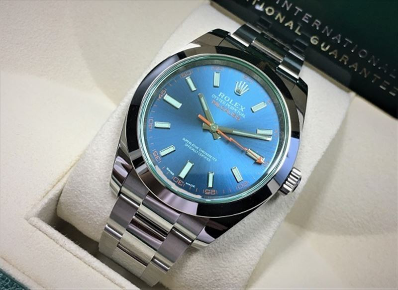 【大阪梅田宅配買取】新品・未使用 ロレックス 116400ＧＶミルガウス Zブルー買取いたしました。