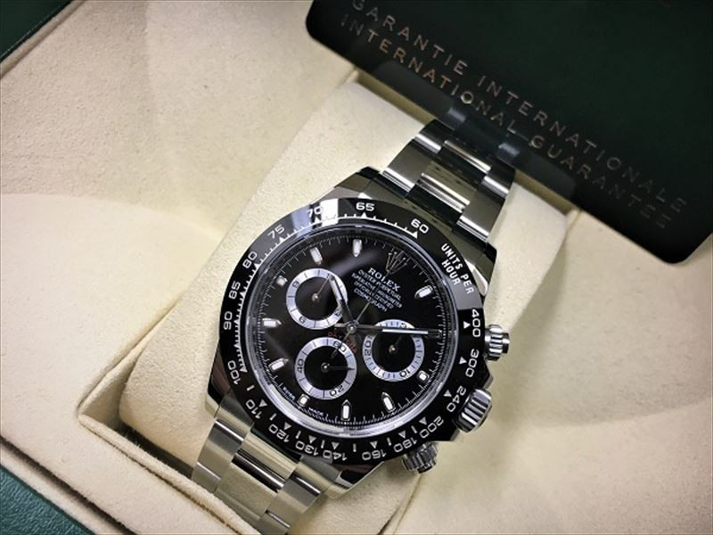 【大阪難波】ロレックス 116500ＬＮ 黒文字盤 買取いたしました。