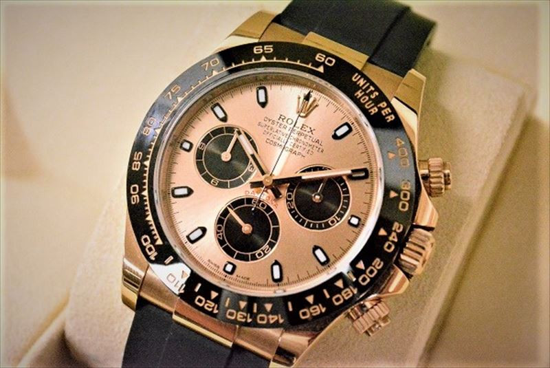 【大阪梅田】ロレックス 116515LN デイトナ ピンク×ブラック文字盤