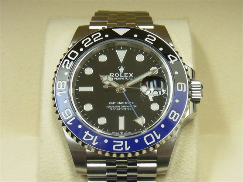 ロレックス GMTマスターⅡ 126710BLNR 未使用 買取価格 ¥1,650,000-