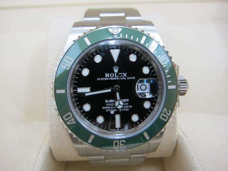 【大阪難波本店】未使用 ロレックス 126610LV グリーンサブ 買い取りました。