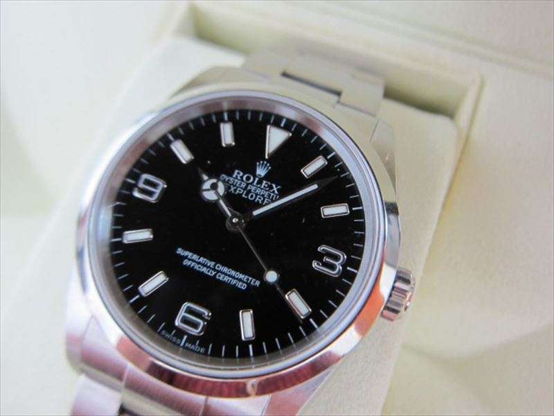 ロレックス エクスプローラー 114270 Ｚ番 中古品 買取価格 ¥600,000-