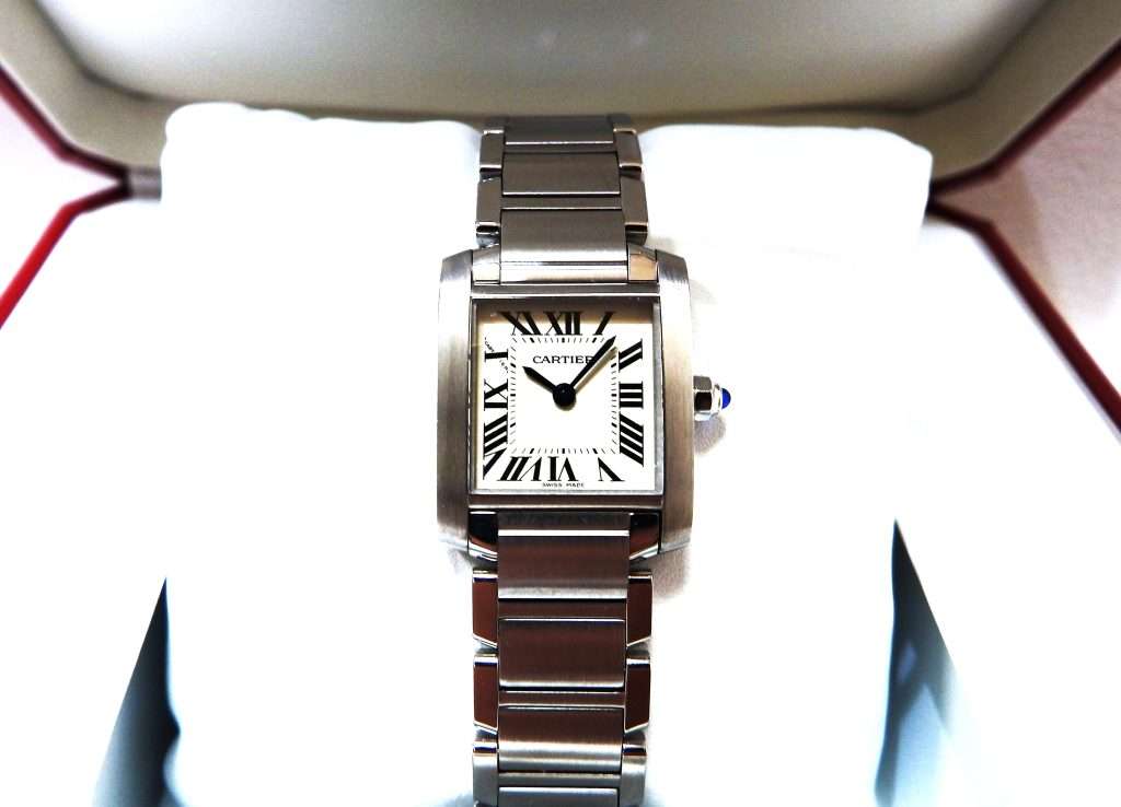 【東京丸井錦糸町】カルティエ タンクフランセーズSMを買取致しました。