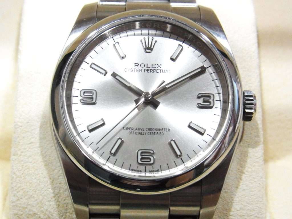 【大阪難波本店】ロレックス オイパペ 116000 シルバーを買取致しました。