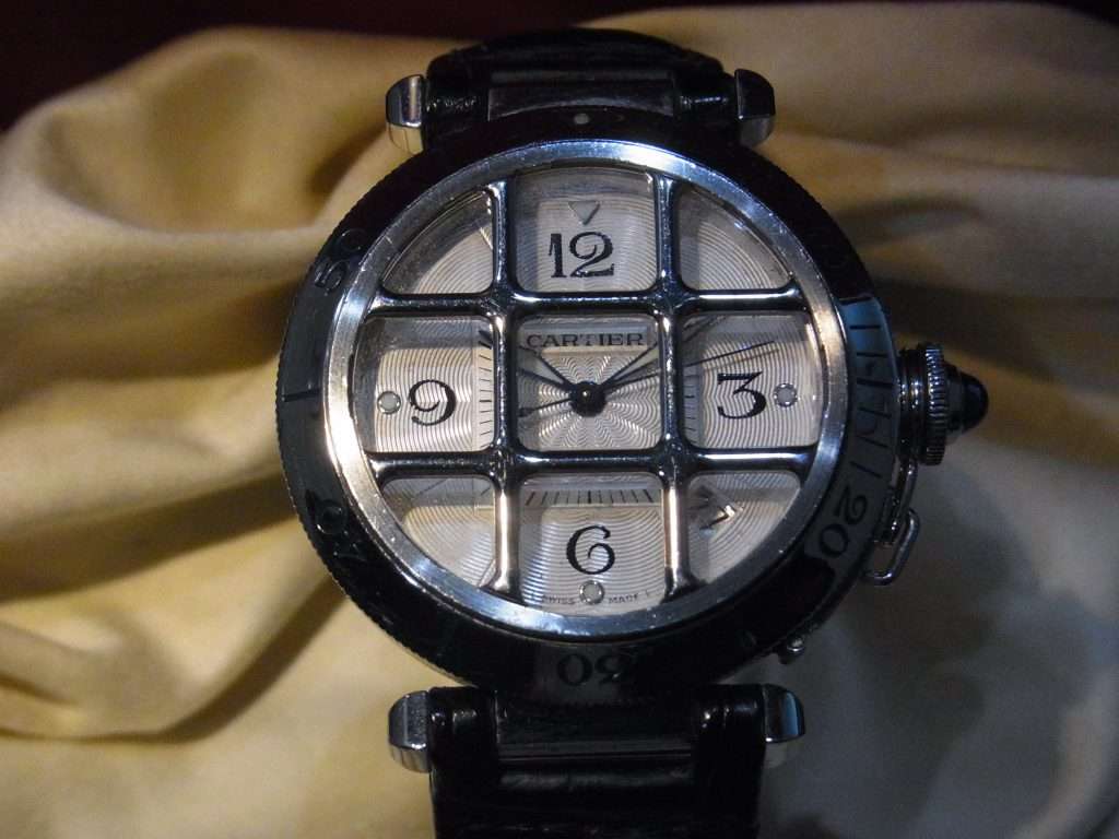 【大阪難波】カルティエ パシャ グリット W3104055を買取致しました。