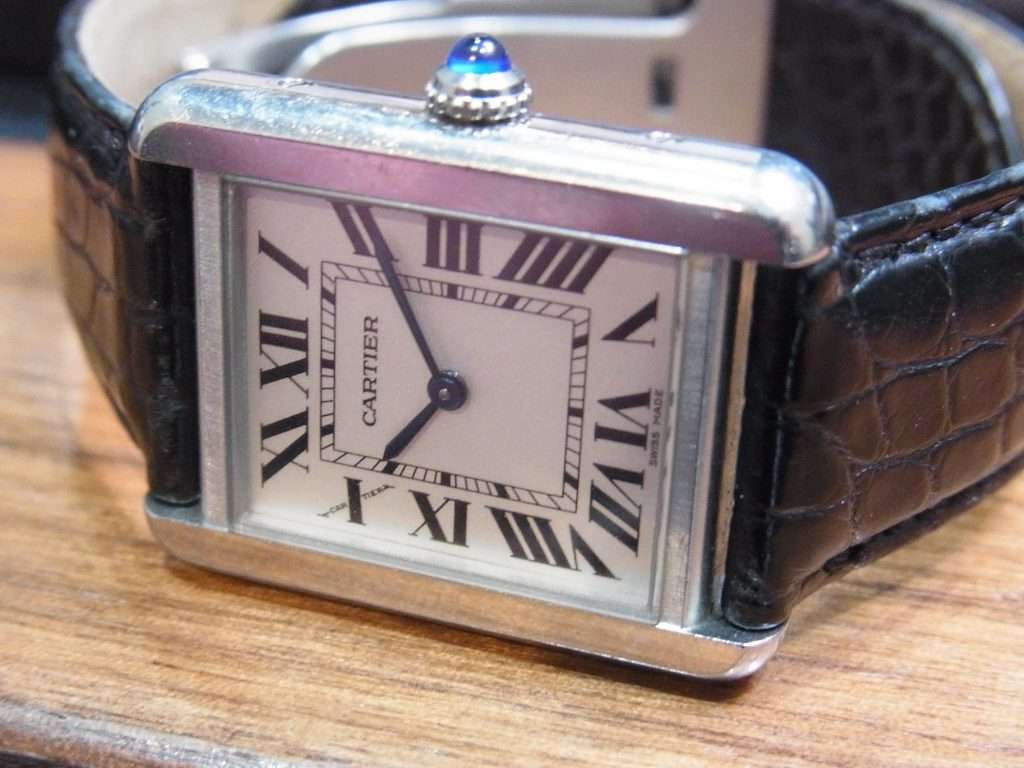 【大阪難波】カルティエ タンクソロ SM W5200005を買取致しました。